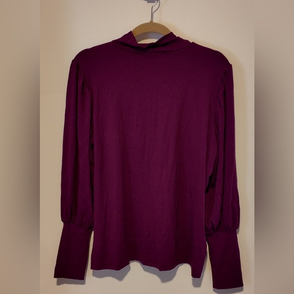 Eloquii Elements Mock Neck Puff Sleeve Blouse – Loose Fit Size 14/16 - Picture 6 of 7